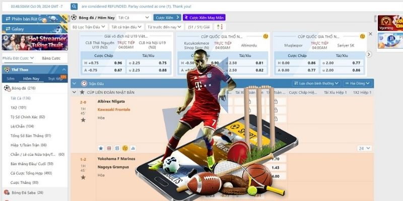 Sảnh cược SABA chuyên nghiệp trong Thể thao Bet88